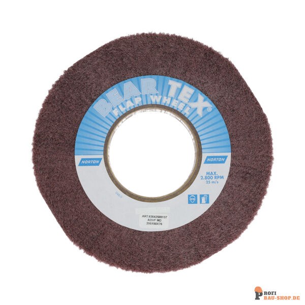 nortonschleifmittel/NORTON_schleifmittel_63642588137 Flap Wheels with flange Norton-Clean _ Blend-200x50x76_VFINE_139827